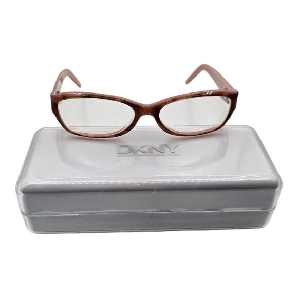 Authentic DKNY DY4590 3410 52-15-135 Eyeglasses Brown Pink FRAMES ONLY!!!! - Picture 1 of 9
